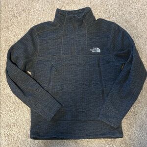 The North Face Charcoal Half-Zip Fleece